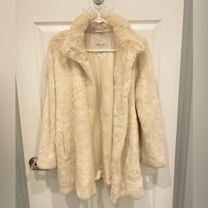 Madewell faux fur coat